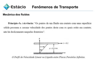 Fenômenos de Transporte
Mecânica dos fluidos
 