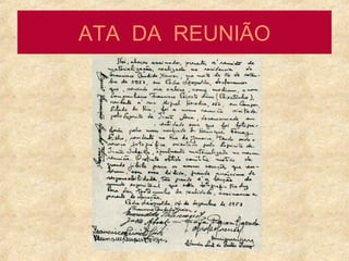 ATA  DA  REUNIÃO 