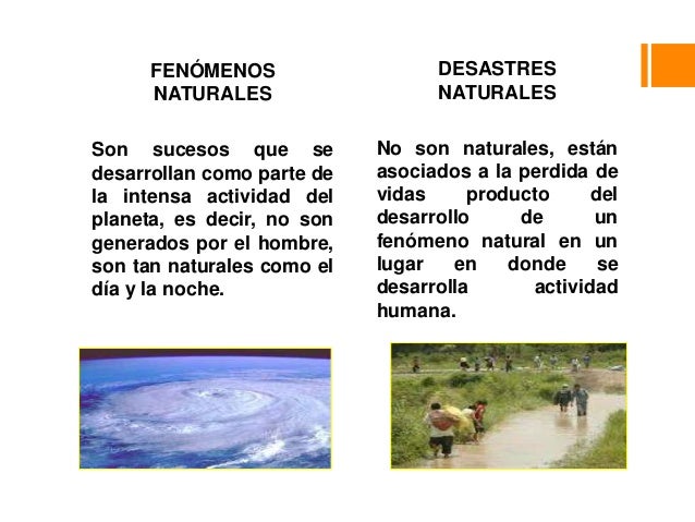 Fenómenos desastres naturales gestión de riesgo