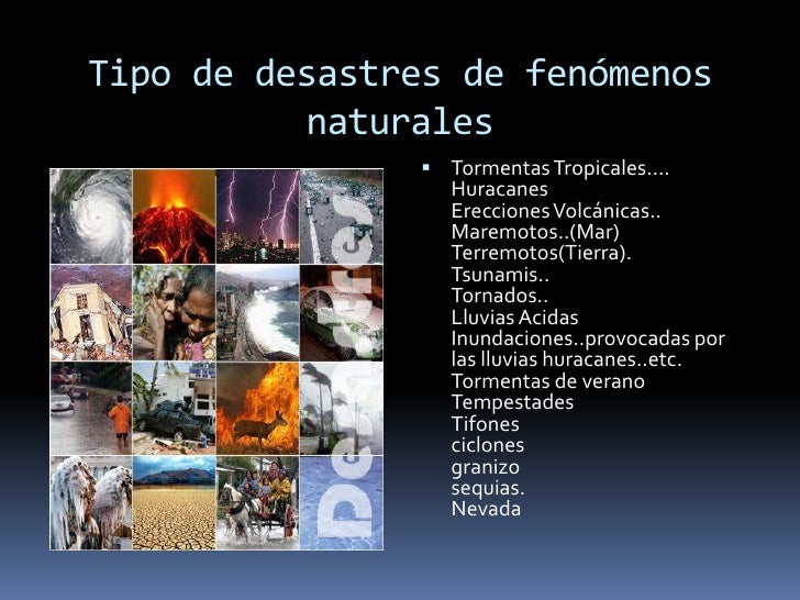 Fenómenos Naturales