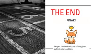 Fox Optimization Algorithm fennec fox optimization algorithm for optimal solution | PDF