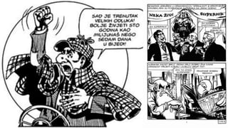 ISTORIJAT
• “Alan Ford” je italijanski strip koji su stvorili scenarista Lučano Seki
(pseudonim Maks Bunker) i crtač Rober...