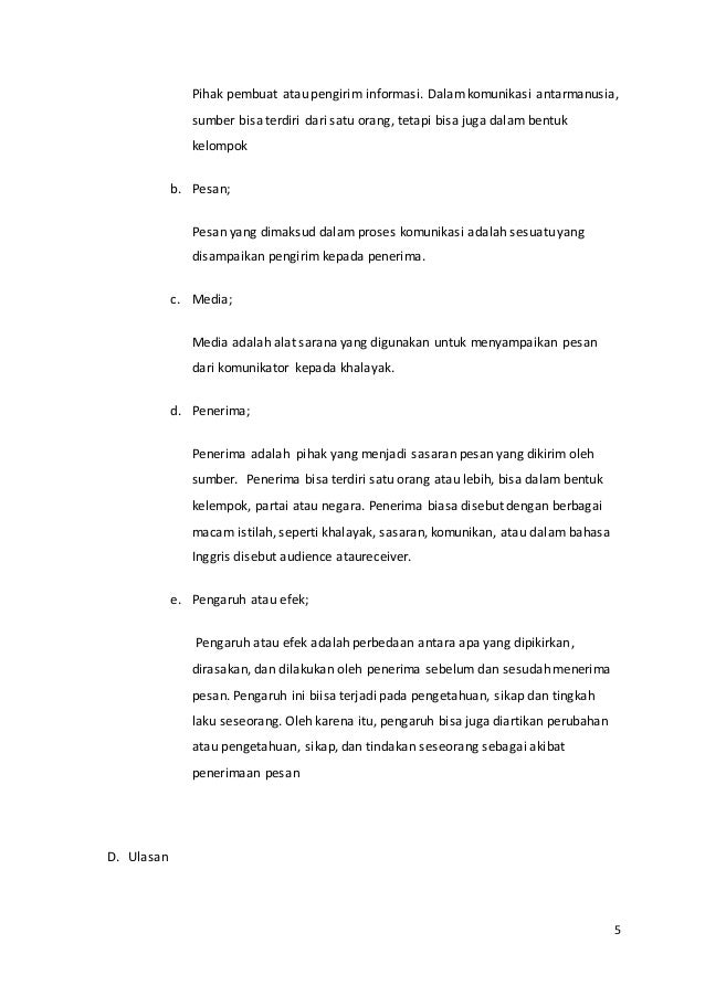 Pihak Yang Menjadi Sasaran Pesan Yang Dikirim Disebut Enak