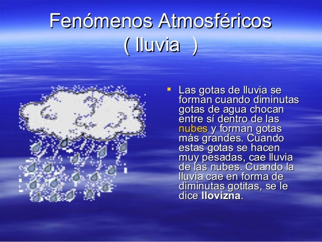 Los Fenomenos Atmosfericos