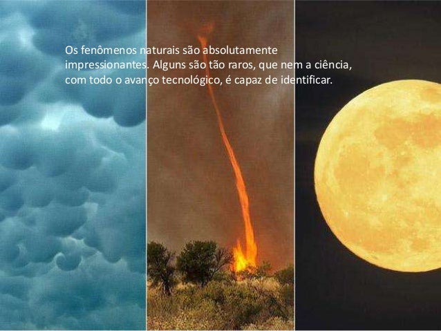 Fenomenos da natureza