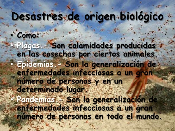 Resultado de imagen para desastres biologicos epidemias