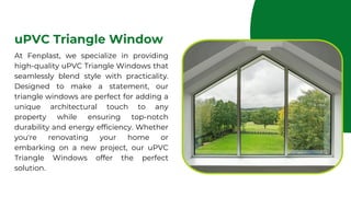 Fenplast – Trusted uPVC Window Manufacturers in Chennai.pdf