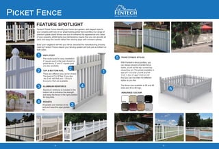 Fentech catalog 2018 -Vinyl Fence and Catalog.