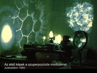 Az első képek a szuperpozíciós módszerrel  (szabadalom 1980) 