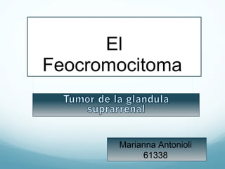 El Feocromocitoma   Marianna Antonioli  61338  