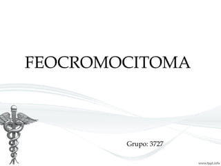 FEOCROMOCITOMA
Grupo: 3727
 