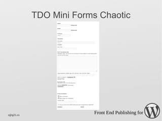 Reasons to allow FEP Increase amount of content 