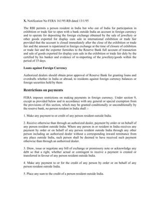 Fera Foreign Exchange Regulation Act Pdf Fera Foreign Exchange Regulation Act Pdf