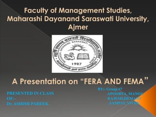 Fera and fema(2) | PPTX
