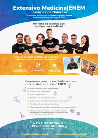 14
FERAS DO ENEM
Biologia | Química | Física
 