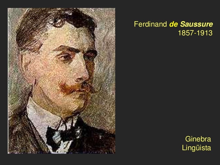 Ferdinand de saussure