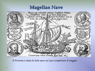 Magellan NaveMagellan Nave
Il Victoria è stata la Solo nave su 5 per completare il viaggio.
 