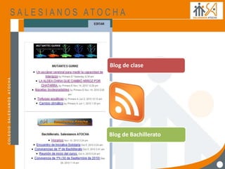 Blog de clase
Blog de Bachillerato
 