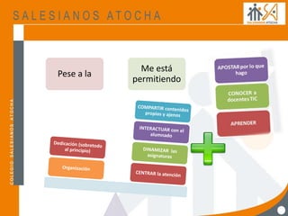 Pese a la
Me está
permitiendo
 