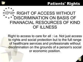 Patients rights in the hospital, how to advocate the rights of patients ...