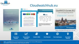 Cloudwatchhub.eu
1
www.cloudwatchhub.eu/summit
 