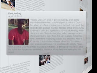 Ferguson: one year later