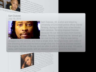 Ferguson: one year later