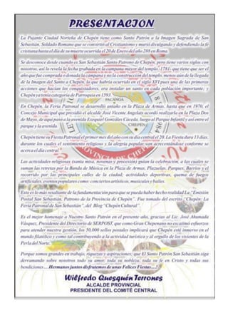 Programa de Feria Chepén 2010