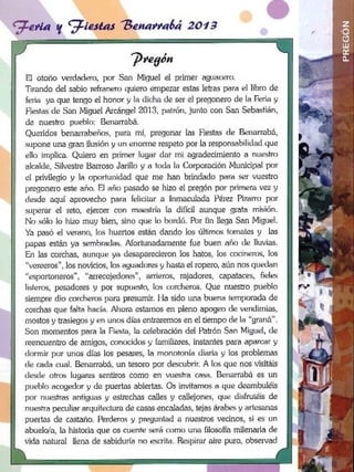 FERIA DE SAN MIGUEL 2013 BENARRABÁ