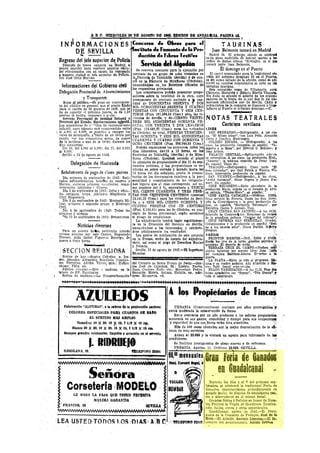 Feria de Guadalcanal en la prensa de la segunda mitad del siglo XX