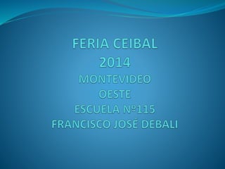 Feria Ceibal 2014 5ºC Escuela Nº115