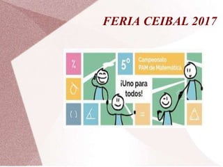 FERIA CEIBAL 2017
 