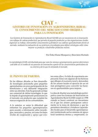 “Feria del Conocimiento América Latina y el Caribe: Casos destacados en agricultura, desarrollo y seguridad alimentaria” 