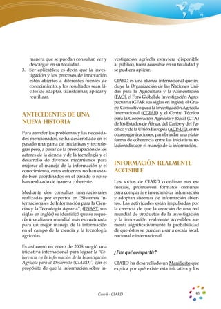 “Feria del Conocimiento América Latina y el Caribe: Casos destacados en agricultura, desarrollo y seguridad alimentaria” 