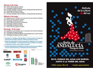 Feria De Andalucia en Zaragoza
