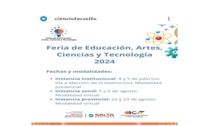 FERIA DE CIENCIAS Y TECNOLOGIA 2024 . 2.ppt