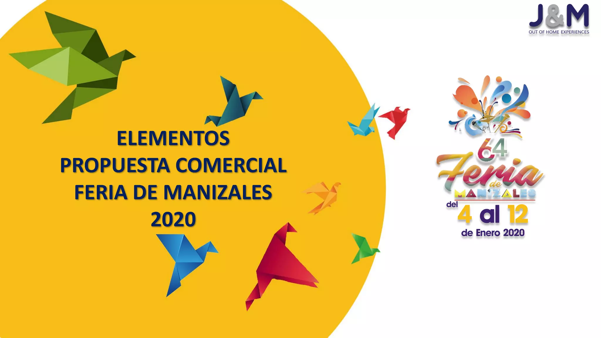Feria de Manizales 2020 propuesta comercial | PPT 