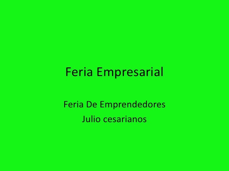 Feria empresarial