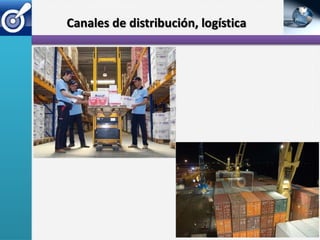Canales de distribución, logística
 