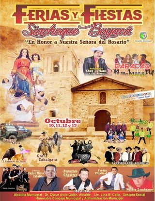 Ferias y fiestas siachoque 2014