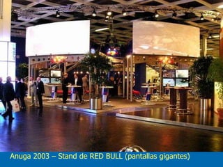 Anuga 2003 – Stand de RED BULL (pantallas gigantes) 