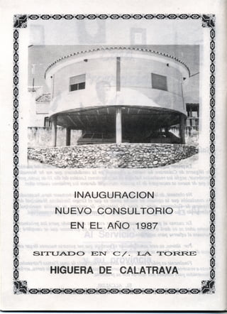 LIBRO FERIA Y FIESTAS HIGUERA DE CALATRAVA 1987