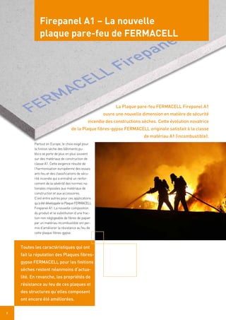 FERMACELL Firepanel A1 - la nouvelle dimension en fait de securité ...