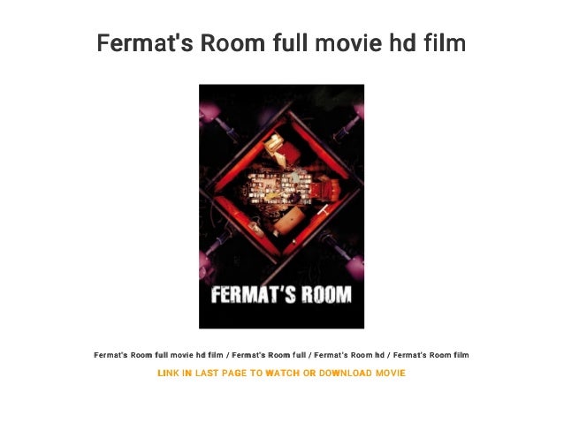 Movie Fermat S Room