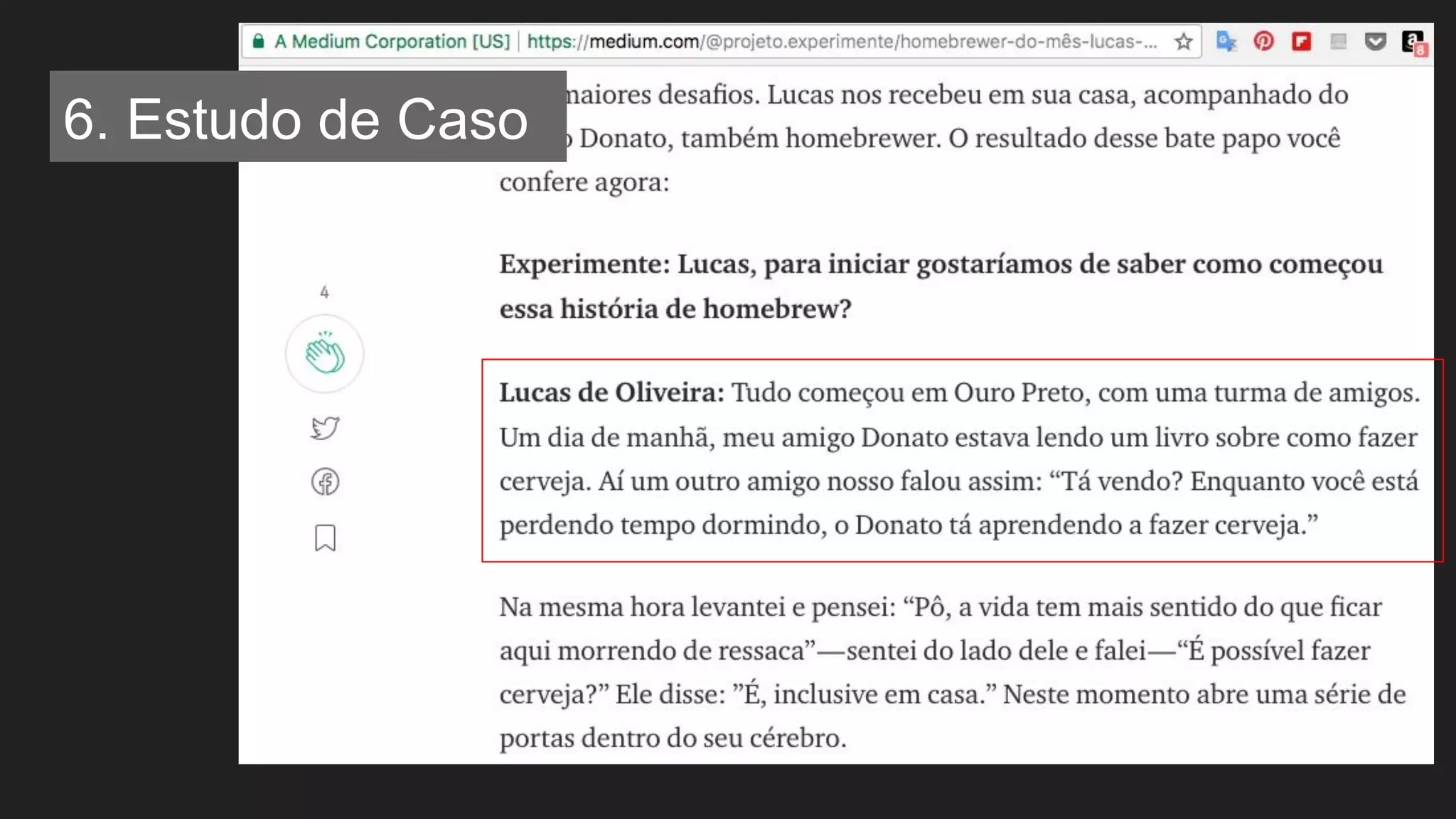 6. Estudo de Caso
 