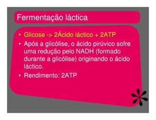 FermentaçãO E RespiraçãO