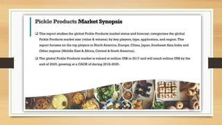 Fermented food pickle