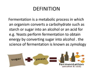 Fermentation, Definition, Process, & Facts