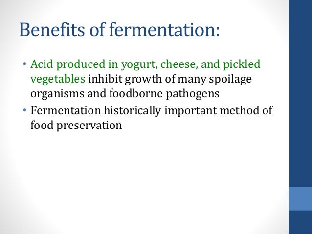FERMENTATION: TECHNIQUE USED FOR THE PRODUCTION OF FOOD BY MICROBES - Fermentation Technique UseD For The ProDuction Of FooD By Microbes 11 638