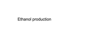 Ethanol production
 